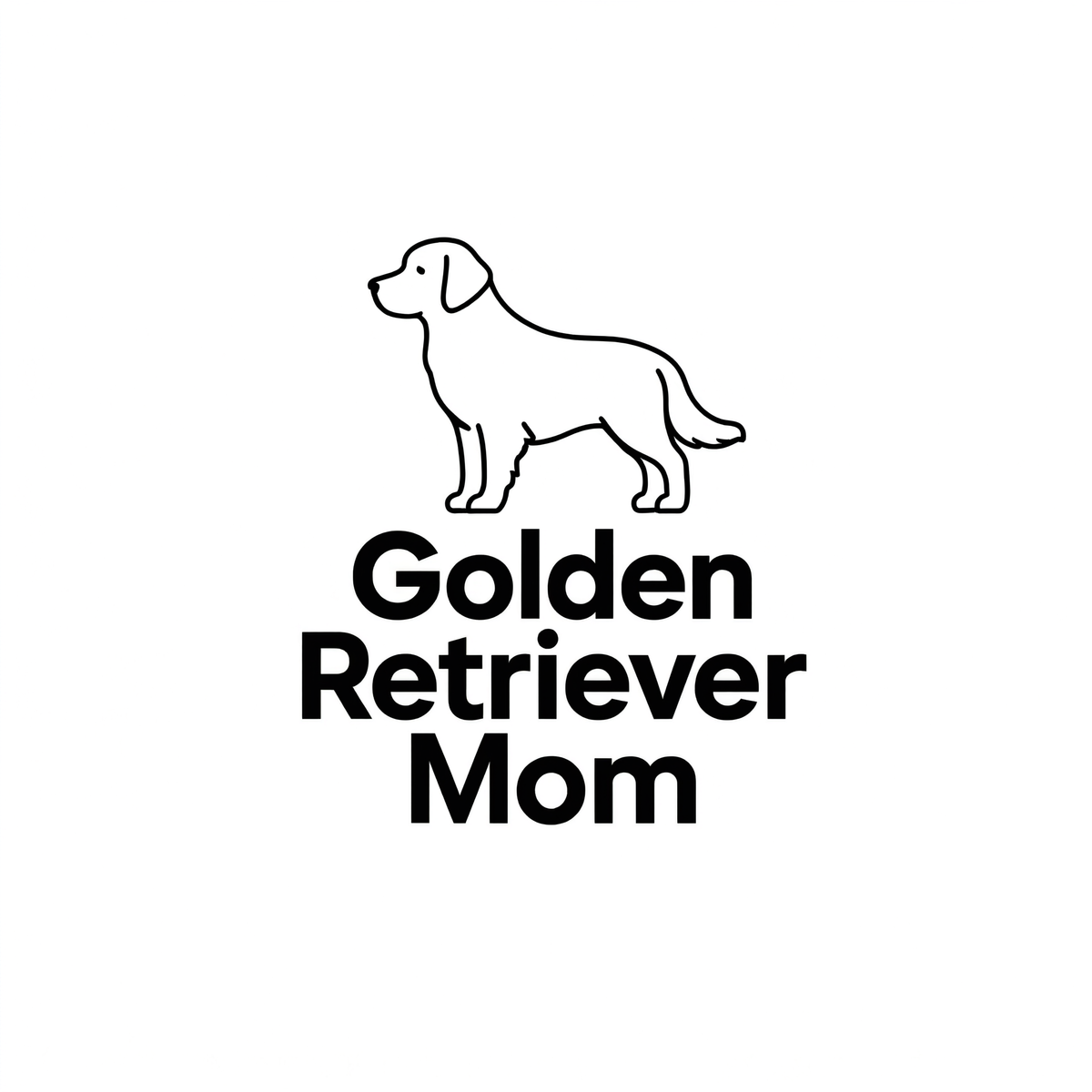 Golden Retriever Mom | Funny Dog Mom Tee