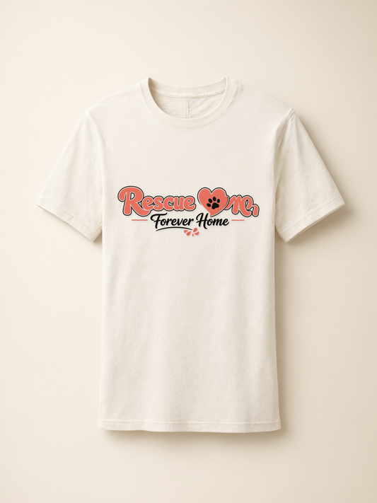rescue-mom-forever-home-tee mockup flat